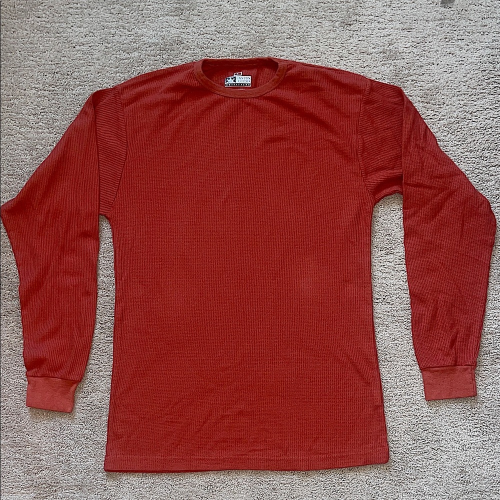 Canyon Guide Men's Brick Red Long Sleeve Tee